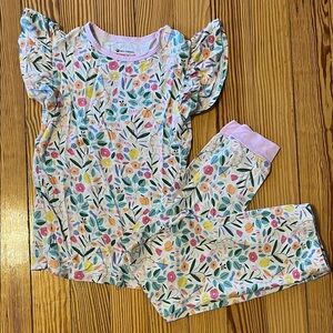 Magnetic Me Colorful Floral Kids Pajama Set